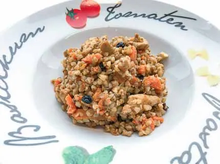 Плов из куриного филе с гречкой