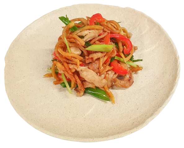 Свинина стир-фрай с овощами  150 гр.