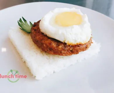 Бифштекс куриный Премиум с яйцом и рисом