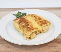 Блинчики с курицей и грибами