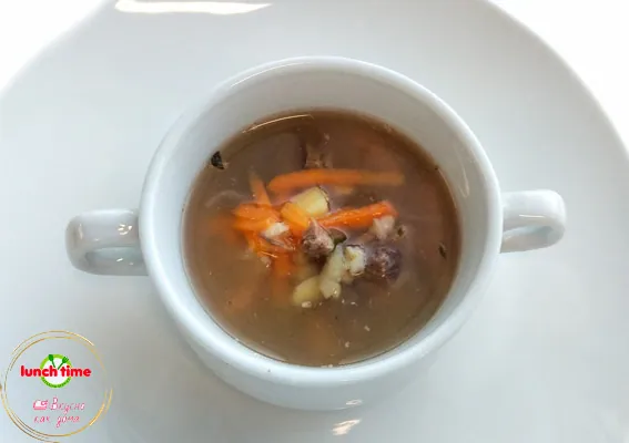 Рассольник флотский с мясом