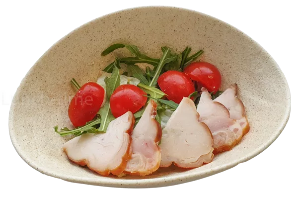 Салат "Фестивальный" с копчёной куриной грудкой 100 гр.