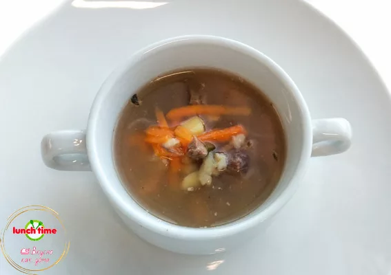 Рассольник флотский с мясом
