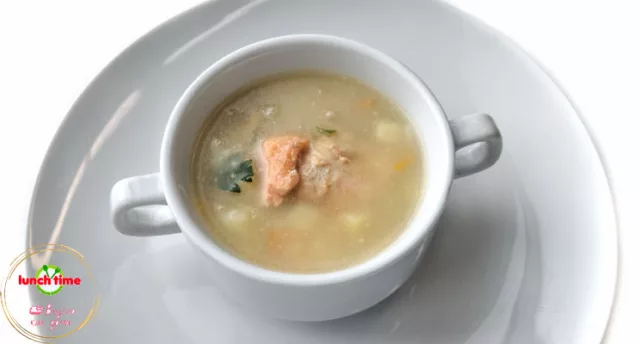 Рыбный суп с рисом; порция-мини