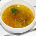 Суп с куриными потрошками