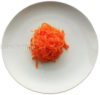 Салат из моркови с сахаром и растительным маслом