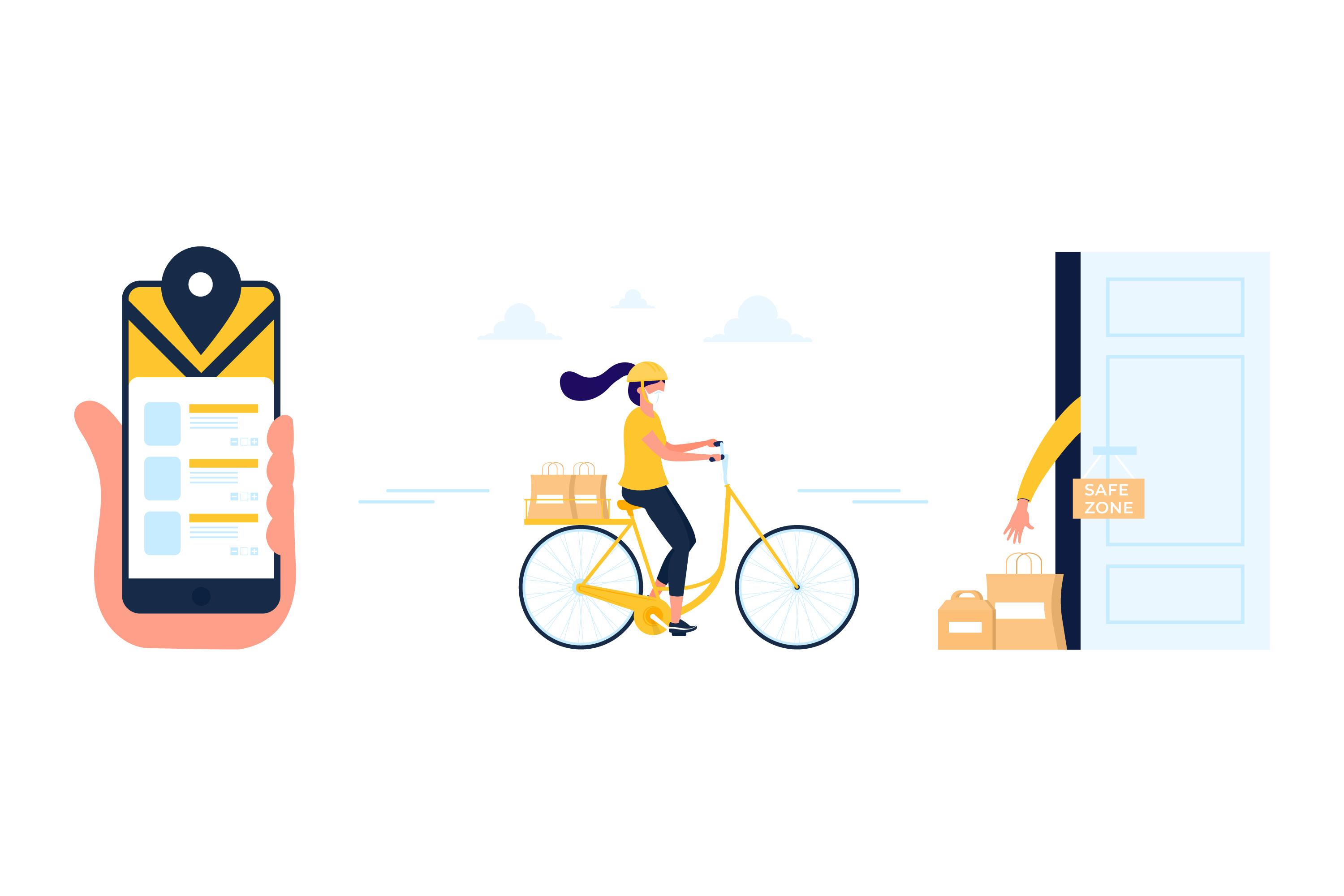 Ланч-Тайм — доставка по районам