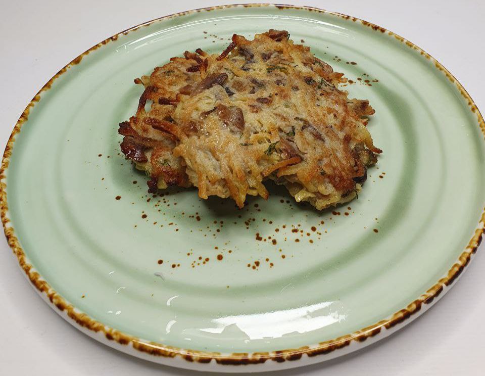 Драники картофельные с грибами