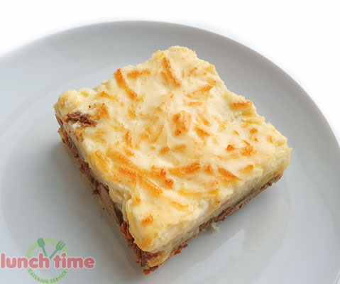 Запеканка картофельная с курицей и говяжьим сердцем