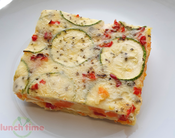 Картофельно-морковная запеканка с овощами