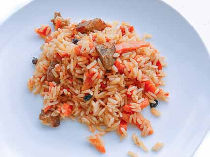Плов из курицы по-восточному