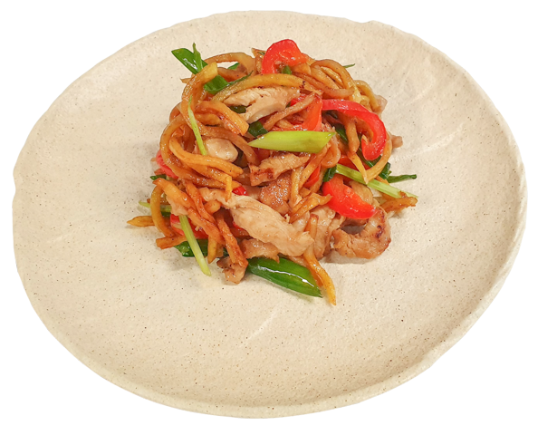 Свинина стир-фрай с овощами  150 гр.