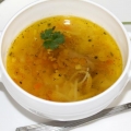 Суп с куриными потрошками