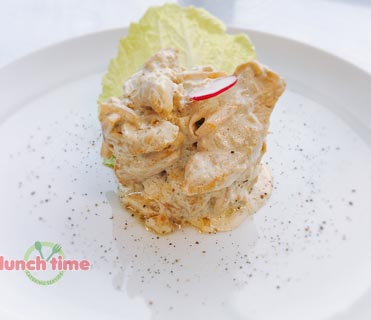 Филе куриное, тушёное в соусе Кофе со сливками